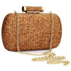 Secret White Straw Bag