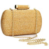 Nature Beige Straw Clutch