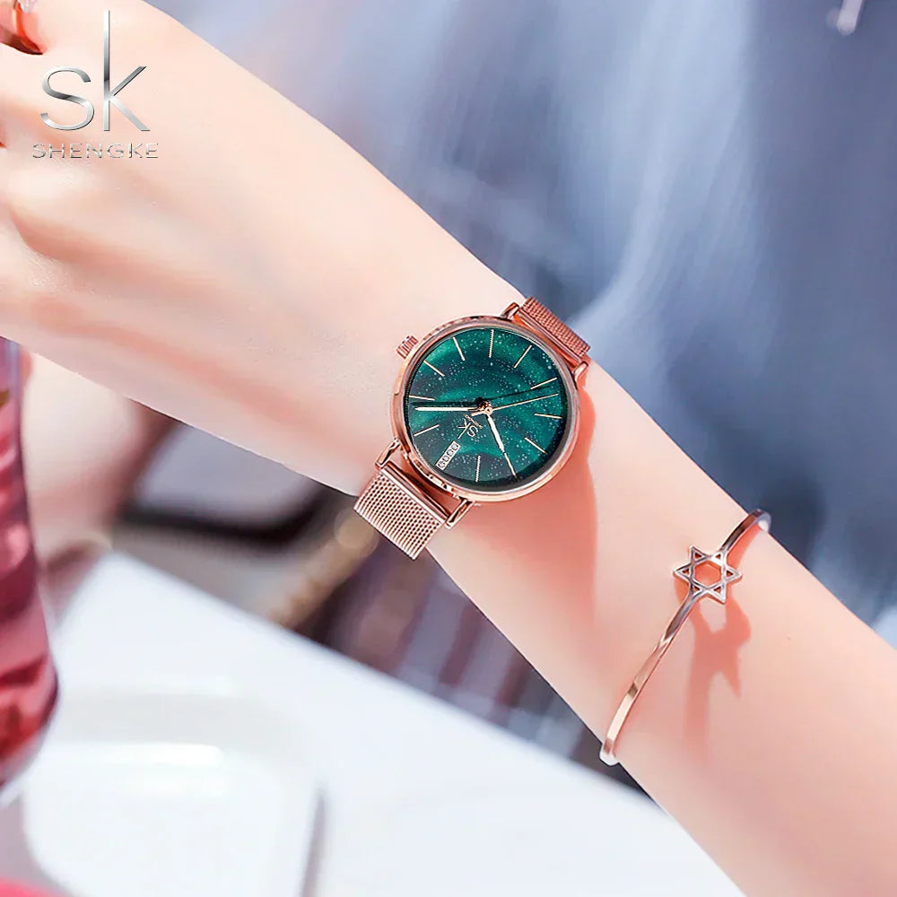 Elegance Mesh Watch