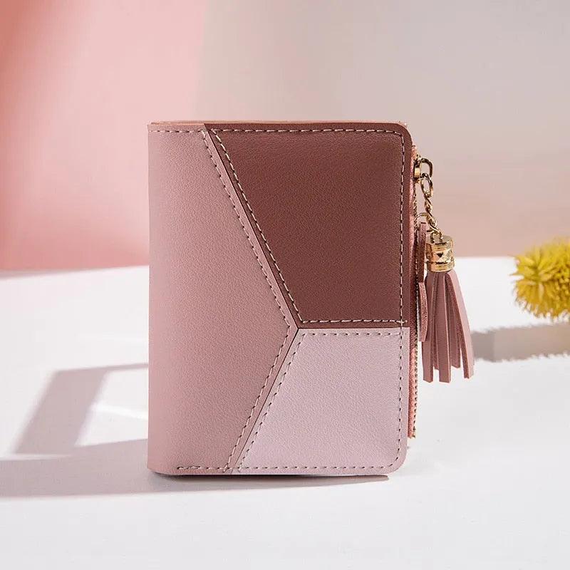 Women’s Genuine Leather Embroidered Wallet – Puffer Lilie
