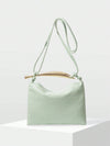 Textured Leather Shoulder Bag - Riviera