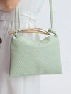 Textured Leather Shoulder Bag - Riviera